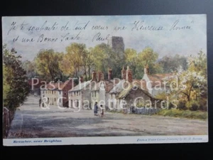 c1905 Bramber nr Brighton from original by W H Borrow PM Queen Victoria 1d stamp - Picture 1 of 1