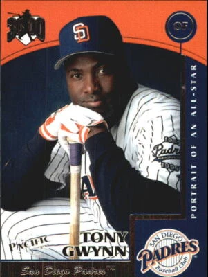 1999 Pacific Omega Hit Machine 3000 #7 Tony Gwynn  /3000 - NM-MT - Image 1 of 2