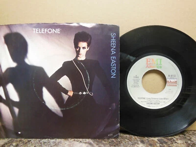 Sheena Easton - Telefone / Wish You Were Here Tonight, 45 RPM, VG+ (KB) Foto 1 de 2
