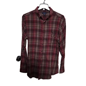 CROFT & BARROW MEN'S FLANNEL SHIRT - LARGE TALL - LT - Picture 1 of 3