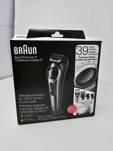 Braun Bartdetail Trimmer, Haarschneidemaschine für Herren, kabellos & silber  - Bild 1 von 7