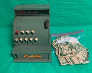 Tom Thumb Vintage Cash Register - Green and metal - for parts or repair - Picture 1 of 8