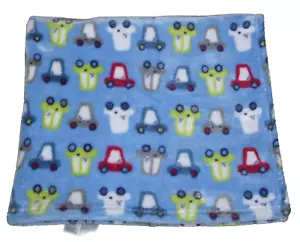 Baby Starter Autodecke blau grau rot grün weich Plüsch Security Lovey 30x36 Zoll - Bild 1 von 2