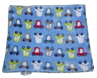 Manta Coche Arrancador Bebé Azul Gris Rojo Verde Suave Felpa Seguridad Lovey 30x36" Foto 1 de 2