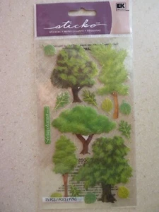 Sticko VELLUM TREES Stickers Sealed Package EK Success - Picture 1 of 1