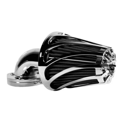 Forward Facing Air Cleaner Filter for Harley Dyna Softail Touring Fitment-B Foto 1 de 3