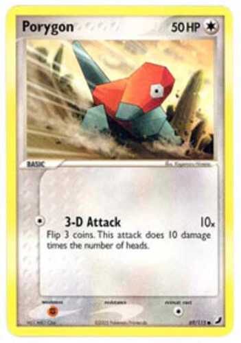 Pokemon - Porygon - 69/115 - Common - EX Unseen Forces - NM - Image 1 of 1