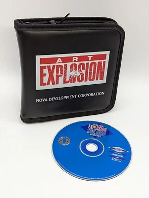 Mac Nova Development Art Explosion Images 13 Disc Set In Original Case - Image 1 of 4