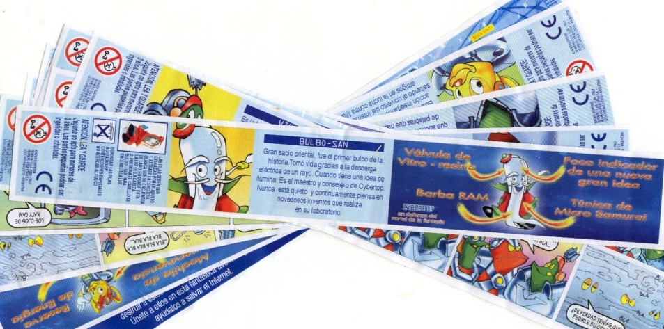 Beipackzettel BPZ - Komplettsatz Cybertop Mexiko alle -- 12 Katalogwert 240€ - Bild 1 von 1