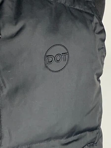 NORTH END EZEM SYSTEM WOMENS DOWN Vest DOT Logo Full Zip SIZE Medium Black - Picture 1 of 13