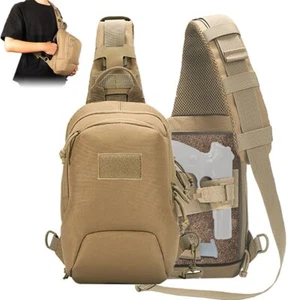 Taktische Brusttasche Pistole Tragetasche Pistole Holster Herren Schultertasche für Outdoor - Bild 1 von 13