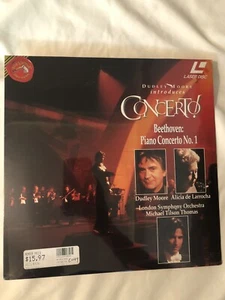 Dudley Moore Introduces Concerto! Beethoven(1993) LASERDISC 09026-61785-6 SEALED - Imagen 1 de 2