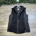 Ruff Hewn Vest Size Medium Black Thick Windbreaker Sherpa, Jacket Pockets