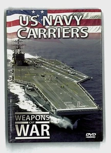 US NAVY CARRIERS: WEAPONS OF WAR DVD, Contained in 24-Pg Hardback Book w/ Photos - Picture 1 of 4