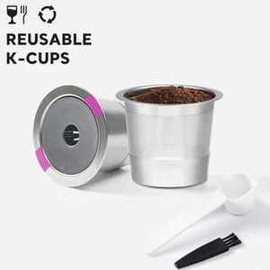 2 PIEZAS Recarga de filtros de café de acero inoxidable para Keurig 1.0 K-COMPACT K-CAFE - Imagen 1 de 8