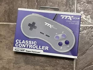 TTX SNES Classic Controller for Super Nintendo Systems BRAND NEW - Picture 1 of 3