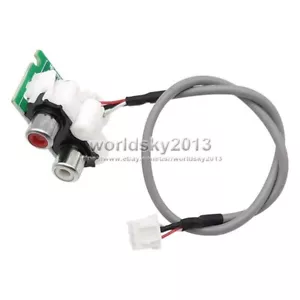 Línea de cable de placa enchufe conector de ciruela de interfaz RCA para placa amplificadora hágalo usted mismo - Imagen 1 de 1