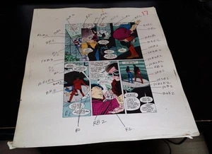 NUEVO GUARDIANS 5 PÁGINAS 15 GUÍA DE COLOR - ORIGINAL ART-JOE STATON - Imagen 1 de 1