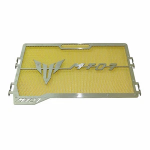 Gold Radiator Grille Guard Protector For YAMAHA FZ07 MT-07 Moto Cage Tracer XSR - Picture 1 of 6