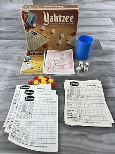 Vintage 1975 Yahtzee Dice Game Lowe Milton Bradley In Box Complete
