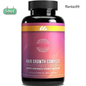 Vitamina para el crecimiento del cabello -60 cápsulas - Imagen 1 de 6