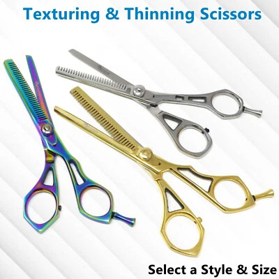Hairdressing Scissors Professional Hair Styling Thinning Shears Salon Barber - Image 1 of 3