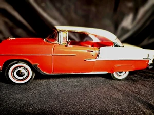 Danbury Mint 1955 Chevrolet Bel Air Red 1:16 Scale Inv. #0413 - Picture 1 of 7