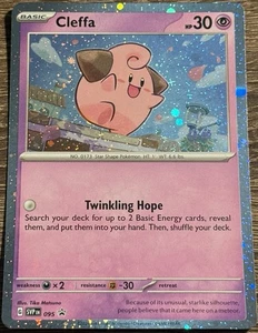 Cleffa SVP 095 Temporal Forces Blister Kosmos Promo Pokemon Karte NM/M (L) - Bild 1 von 2