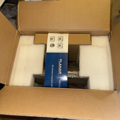 NEW Planar PT1745R/S 17" 5:4 Multi-Touch PoS USB VGA Touch Screen LCD Monitor - Image 1 of 4