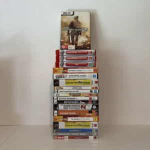BULK LOT PC GAME BUNDLE X 19 Games COD Big Box Battlefield Warhammer - Picture 1 of 2