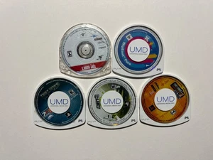 PSP Bundle PlayStation Portable Lot Works 🔥Tony Hawk Wipeout Dirt 2 Test Drive - Picture 1 of 2