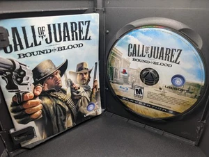 Call of Juarez: Bound in Blood - PS3 - Disc & Manual - Tested & Working - Picture 1 of 2
