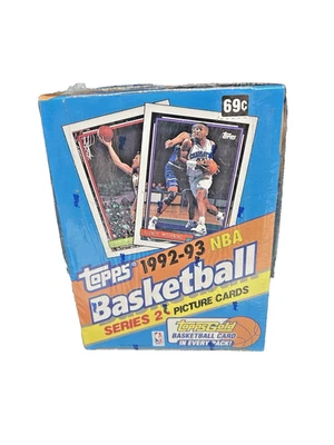 1992-93 Topps баскетбол серии 2 в заводской упаковке SHAQ RC или Jordan золотые карты!!! - Изображение 1 из 4