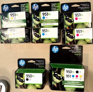 HP Original Ink (Expired Dates) 950XL/951 Black/Cyan/Magenta/Yellow - Zdjęcie 1 z 5