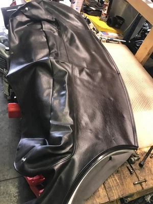 1990-1997 Mazda Miata Black Vinyl Convertible Top Tonneau Boot Cover 90-97 - Image 1 of 4