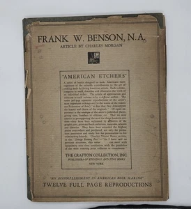 Frank W. Benson, N.A.  American Etchers Vol. XII 1st Edition 12 etchings Crafton - Bild 1 von 24