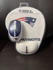 New England Patriots Wireless Mouse & Mouse Pad NFL PATRIOTS SOAR -New, Unopened - Picture 1 of 3