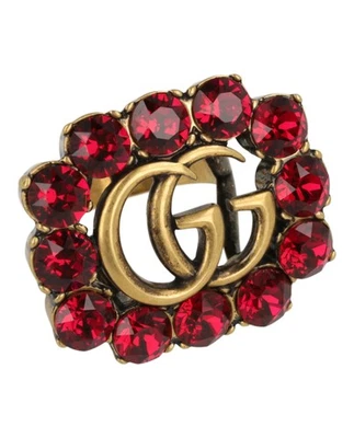 Anel de cristal feminino Gucci GG Marmont - Imagem 1 de 2