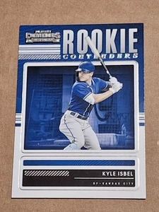 2021 KYLE ISBEL PANINI CONTENDERS BASEBALL ROOKIE CARD RC #RKC-KI KC ROYALS  - Bild 1 von 2