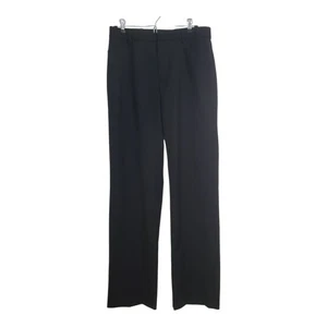 Banana Republic italienische Wollmischung Hose hoher Bund gerade schwarz neu mit Etikett Größe 6 - Bild 1 von 13