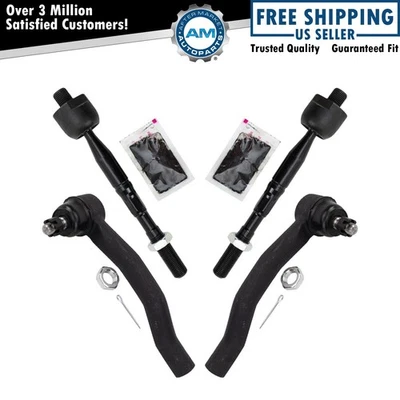 Front Tie Rod Set Fits 2019-2021 Lexus ES300h ES350 Toyota Avalon 18-21 Camry - Image 1 of 4
