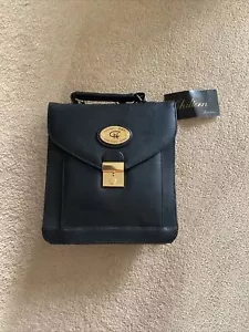 90s Vintage Collectible Retro Black Chiltern Satchel Shoulder Bag With Key 🔑 - Picture 1 of 6