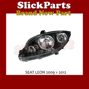 SEAT LEON HEADLAMP HEADLIGHT HEADLAMP 2009 2010 2011 2012 PASSENGER SIDE - Picture 1 of 1