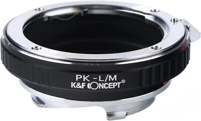 K&F Concept Manual Lens Adapter for Pentax K Mount Lens to Leica M LM Cameras - Image 1 of 4