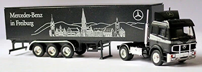Mercedes Benz Sk 1748 MB IN Freiburg Valigia Sz 1:87 Herpa Esclusivo Serie - Immagine 1 di 4