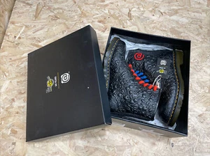 Dr Martens X BearBrick 1460 Remastered Boot Black BNIB UK8 US9 EUR 42 - Picture 1 of 6