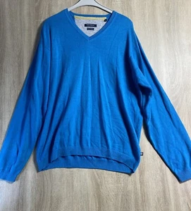 Jersey McNeal Pima Cotton Cashmere para hombre en azul, talla XL - Imagen 1 de 8