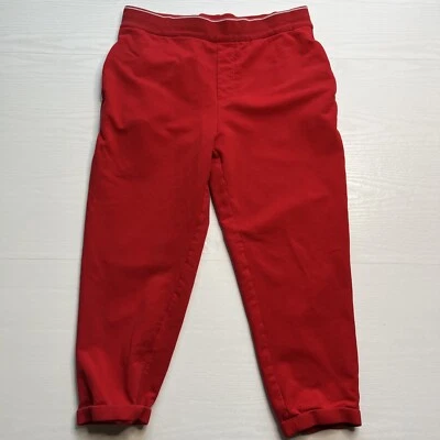 Pantalones de chándal Armani Exchange para hombre medianos rojos de vellón con puños de longitud corta Foto 1 de 4