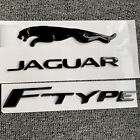 Glossy Black Emblem Rear Badge Decal Fits Jaguar 2017+ F-TYPE V6 R S F-TYPE
