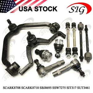 For 1995-2005 Ford Explorer, Sport Trac Control Arm Ball Joint Tie Rod 10PCs Kit - Picture 1 of 7